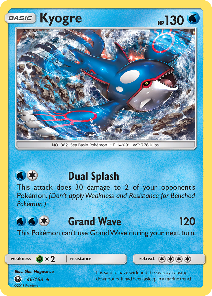 Kyogre Pokémon card