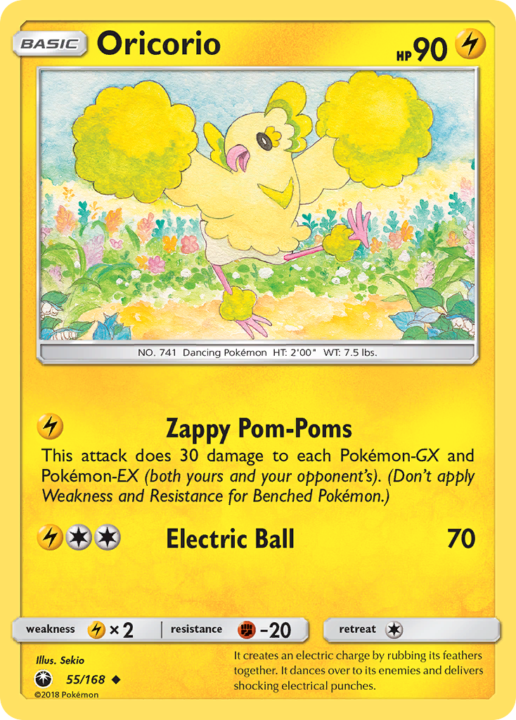 Oricorio Pokémon card