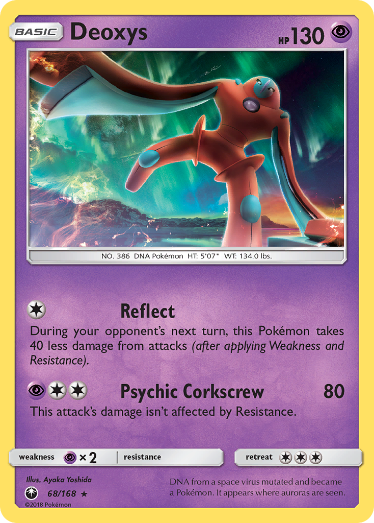 Deoxys Pokémon card
