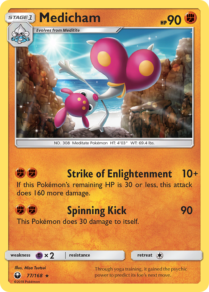 Medicham Pokémon card