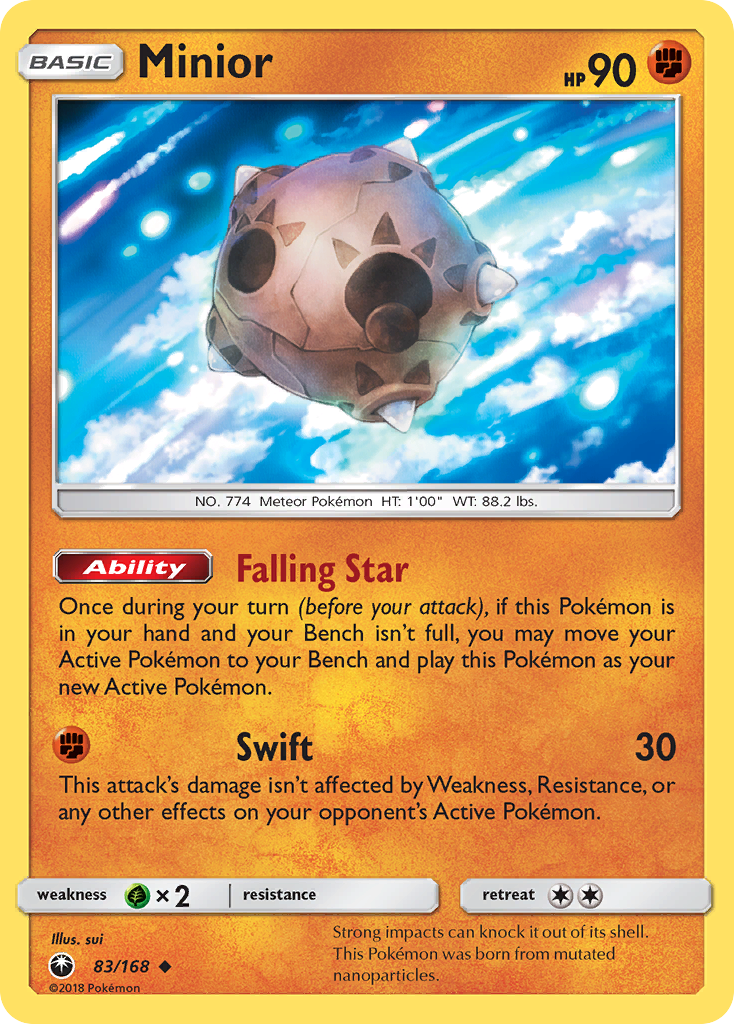 Minior Pokémon card