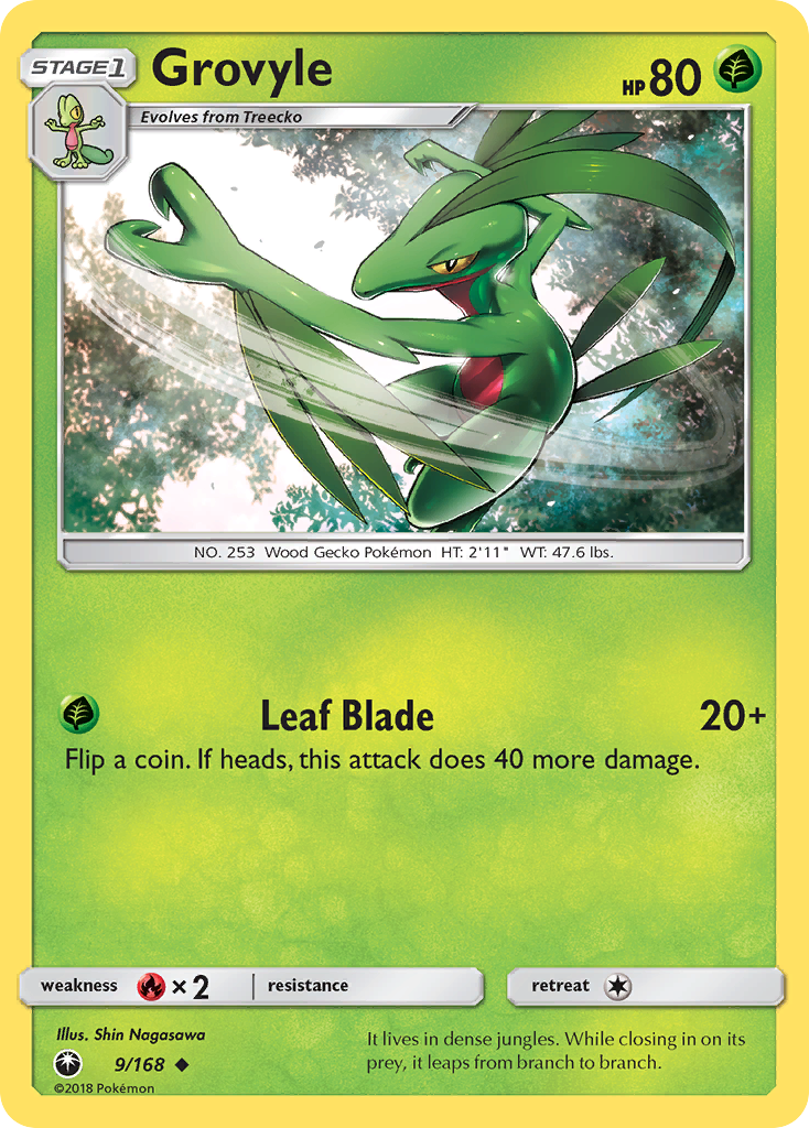 Grovyle Pokémon card