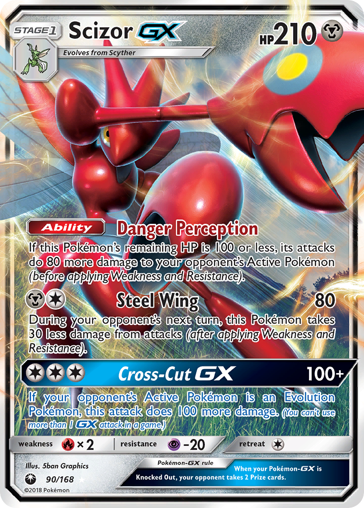 Scizor GX Pokémon card
