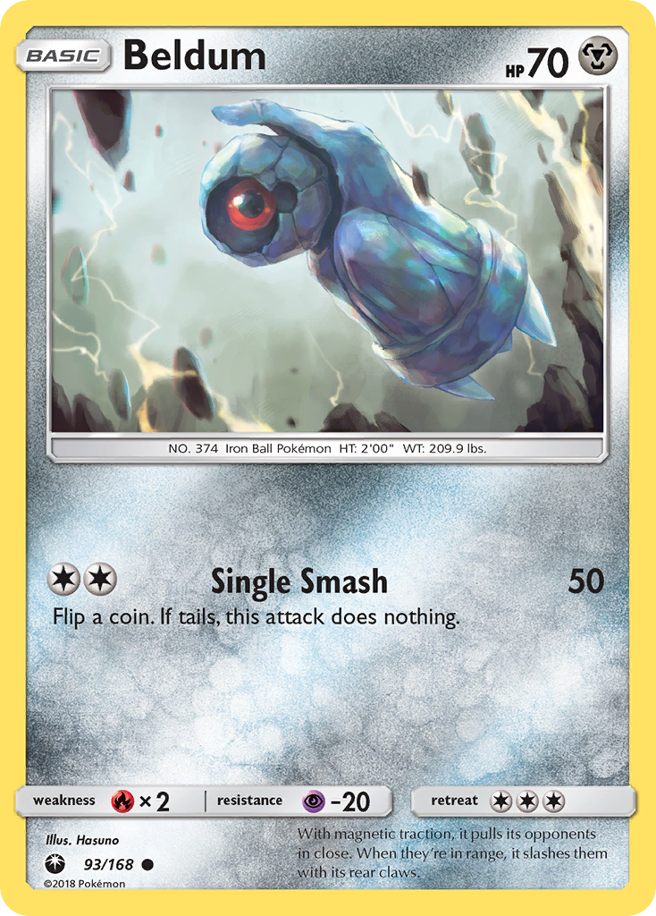 Beldum Pokémon card