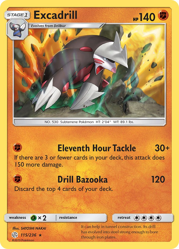Excadrill Pokémon card