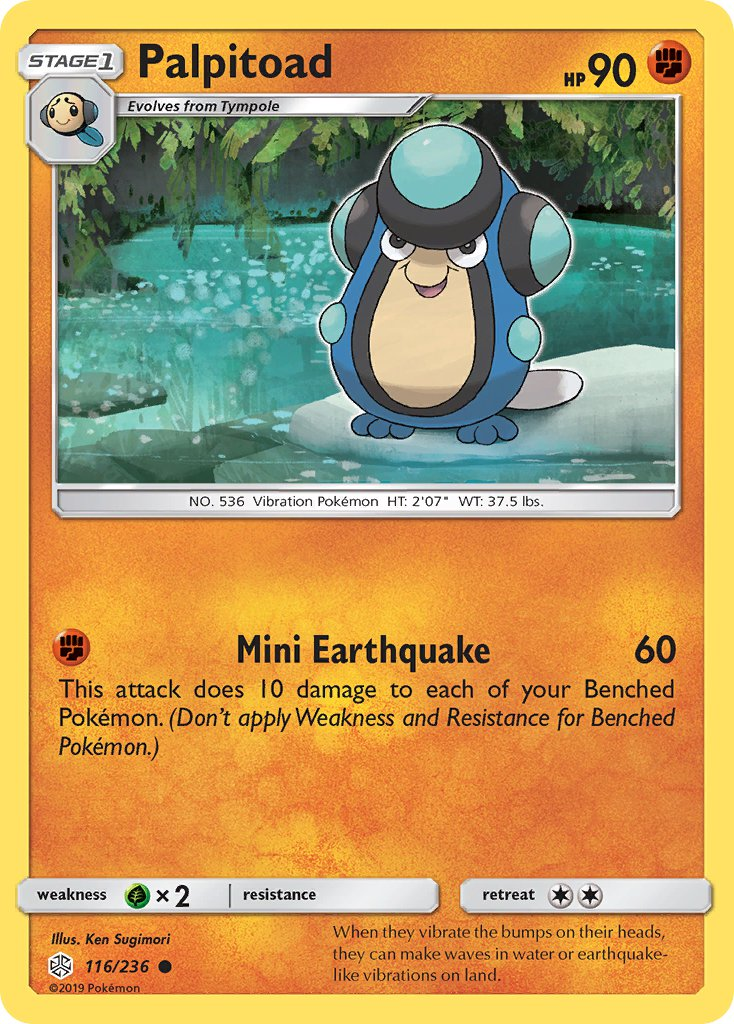 Palpitoad Pokémon card
