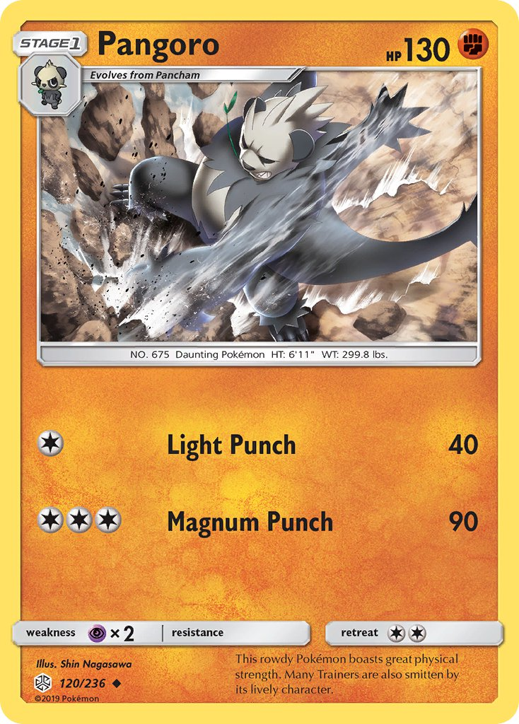 Pangoro Pokémon card
