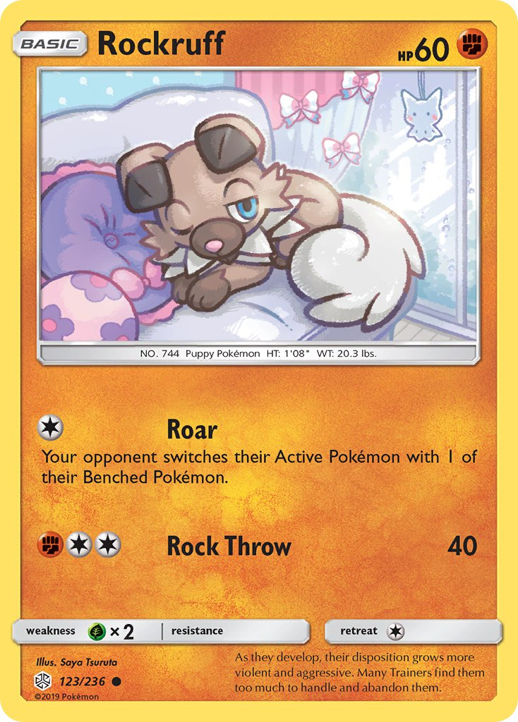 Rockruff Pokémon card