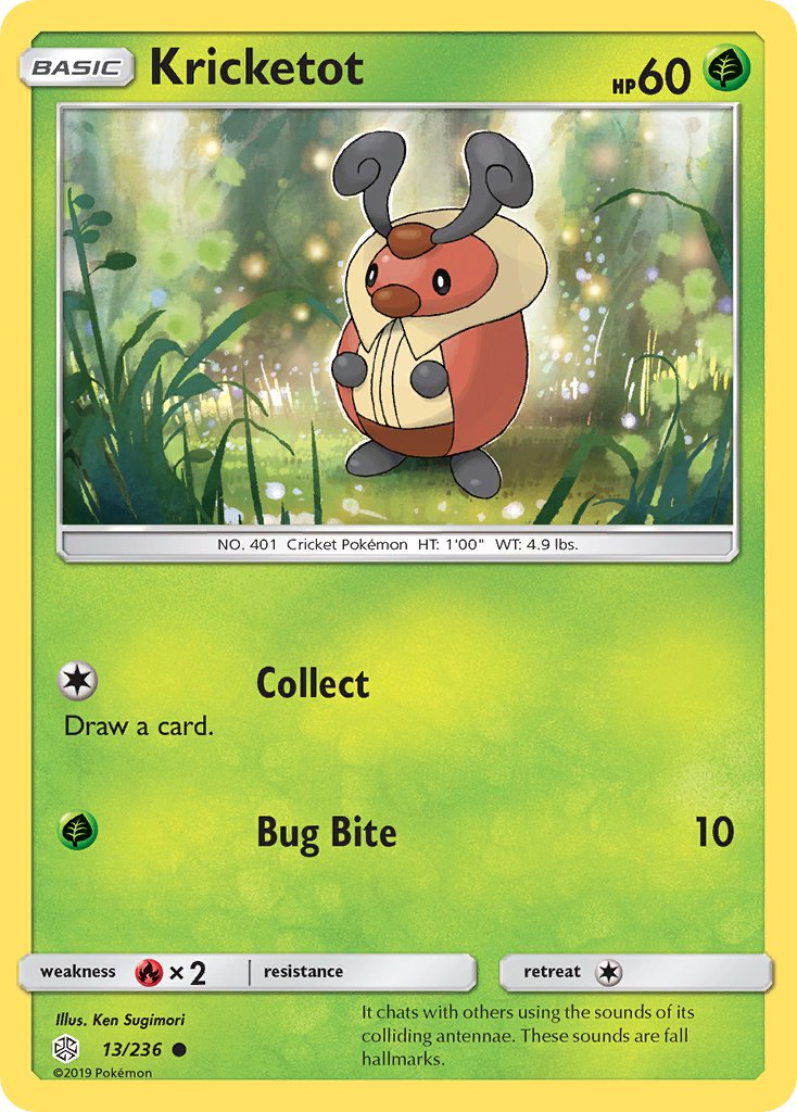 Kricketot Pokémon card