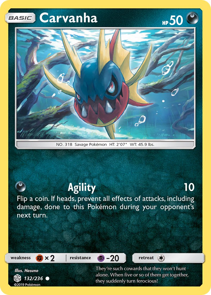 Carvanha Pokémon card