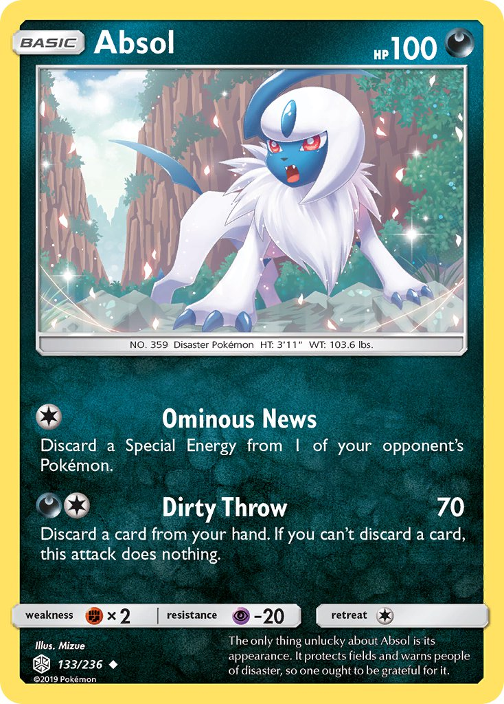 Absol Pokémon card