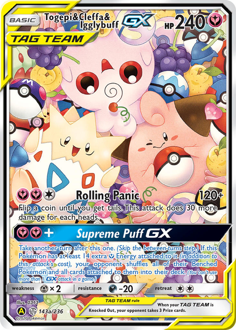 Togepi & Cleffa & Igglybuff Tag Team GX