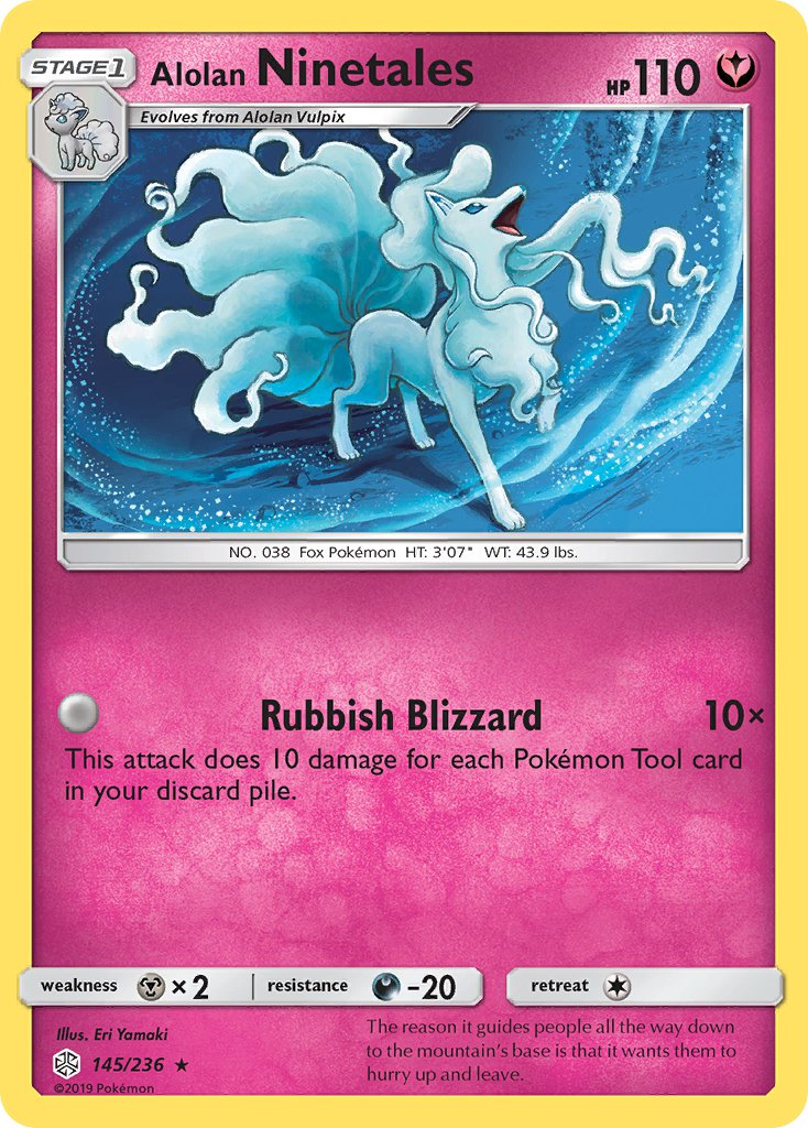 Alolan Ninetales Pokémon card