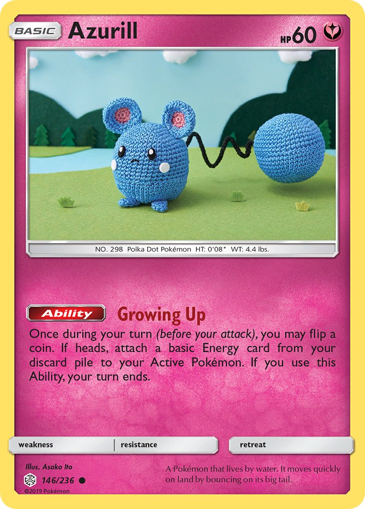 Azurill Pokémon card