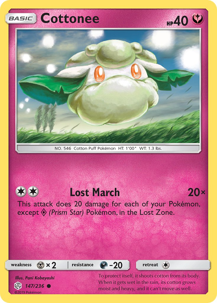 Cottonee Pokémon card