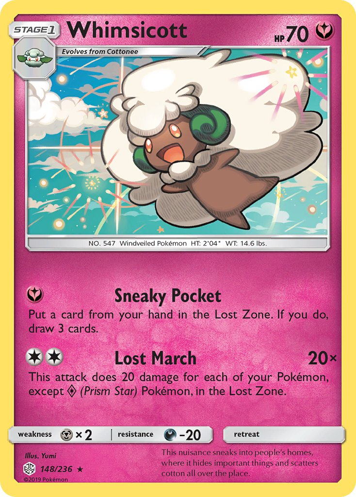 Whimsicott Pokémon card