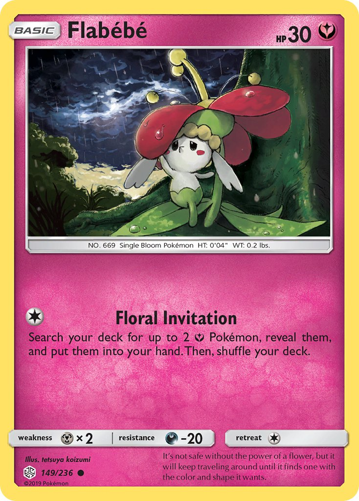 Flabébé Pokémon card