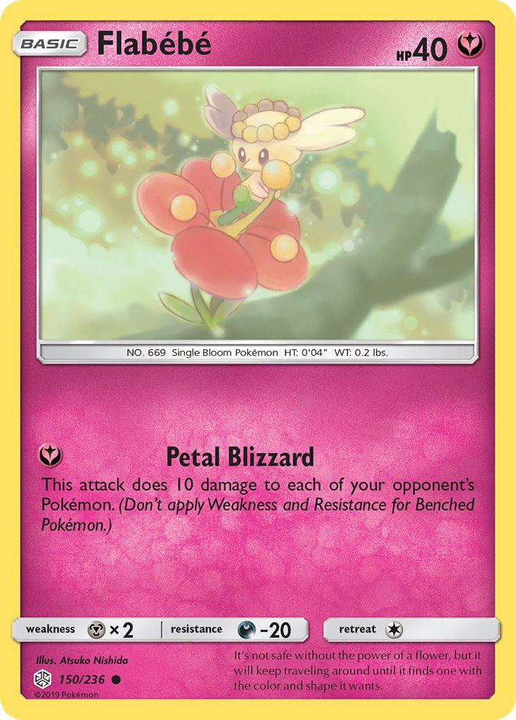Flabébé Pokémon card