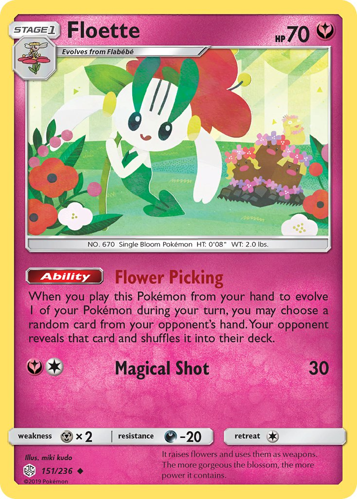 Floette Pokémon card