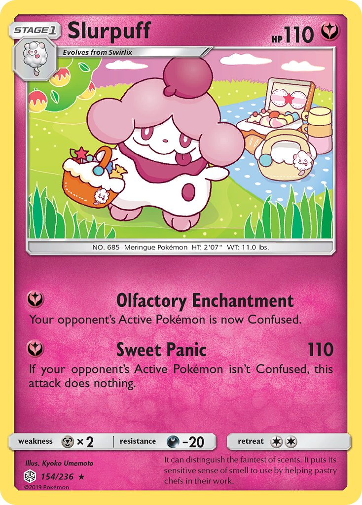 Slurpuff Pokémon card