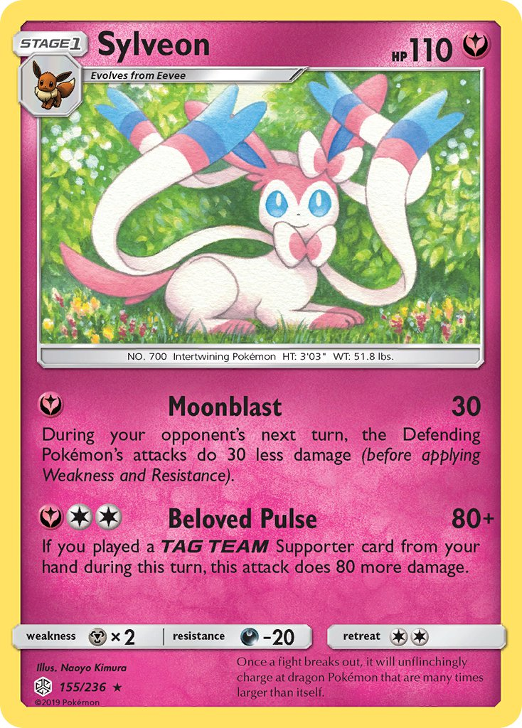 Sylveon Pokémon card