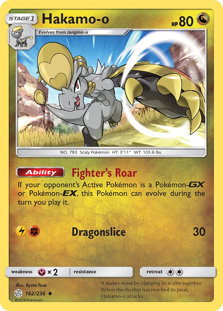 Hakamo-o Pokémon card