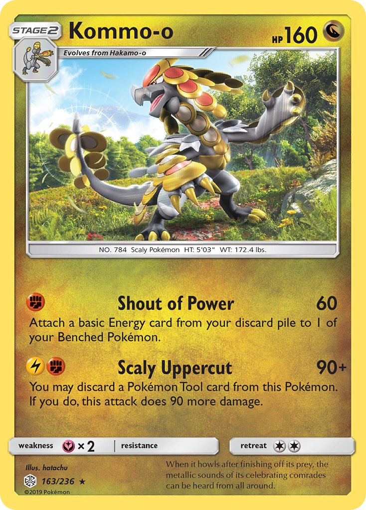 Kommo-o Pokémon card