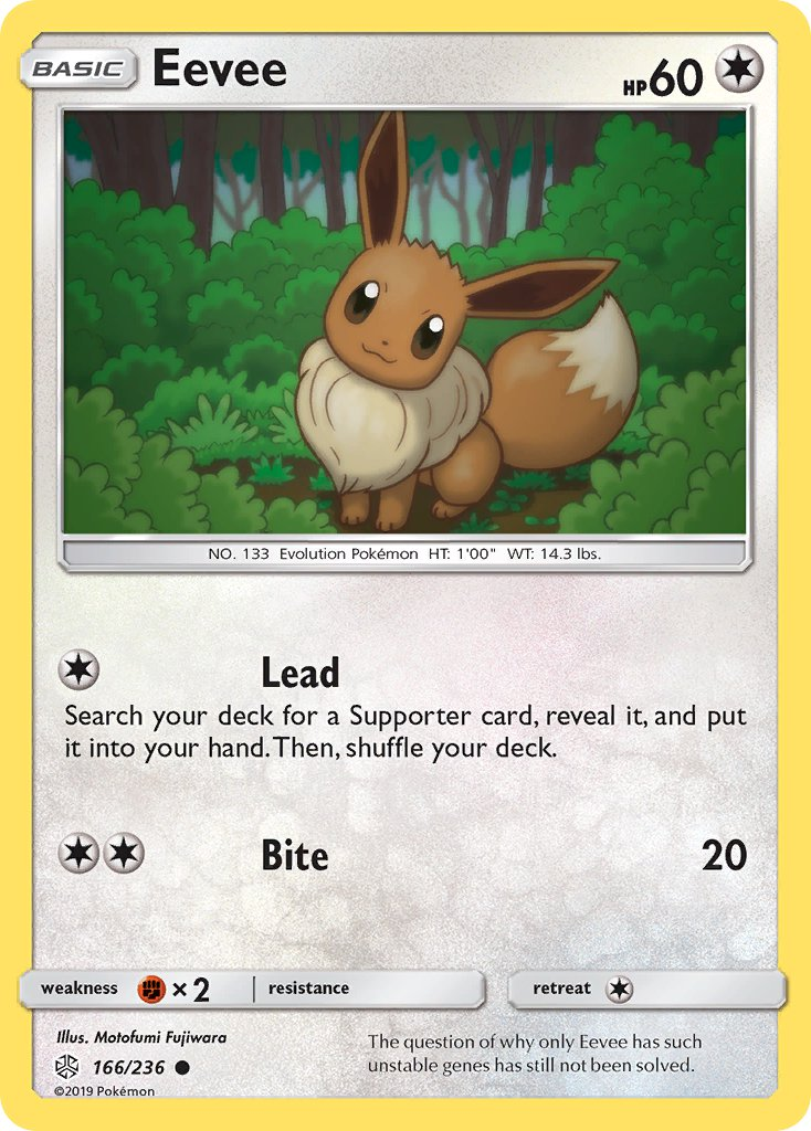 Eevee Pokémon card