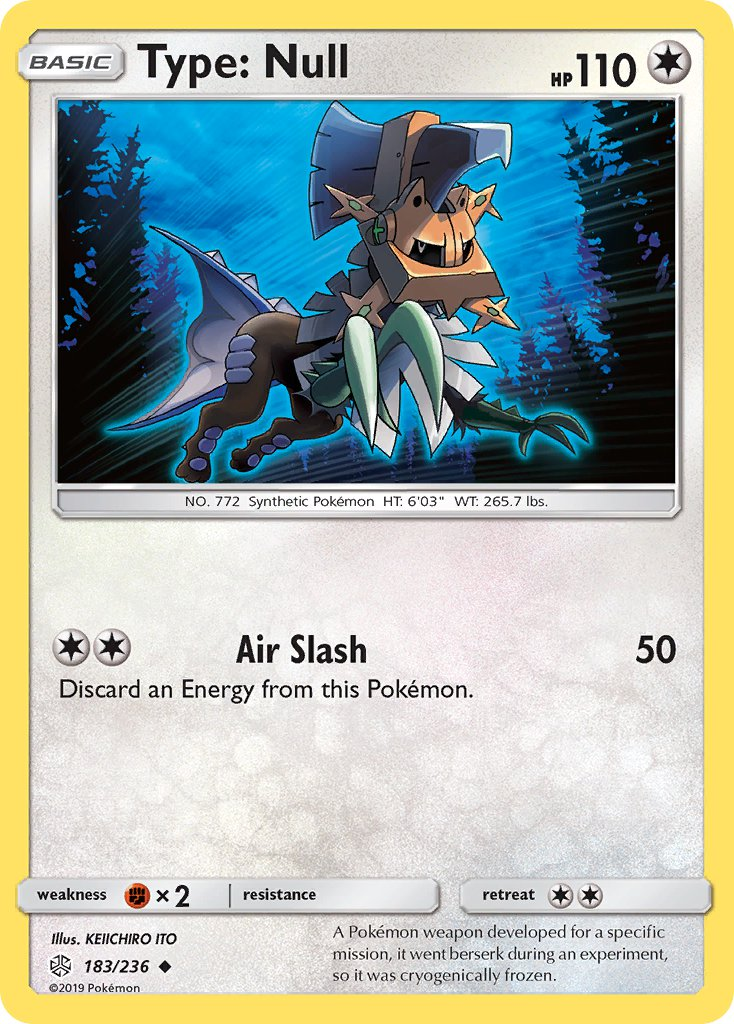 Type: Null Pokémon card