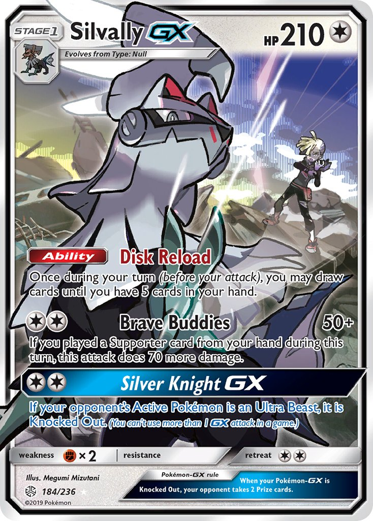 Silvally GX Pokémon card