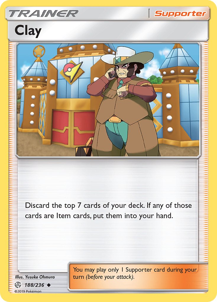 Clay Pokémon card