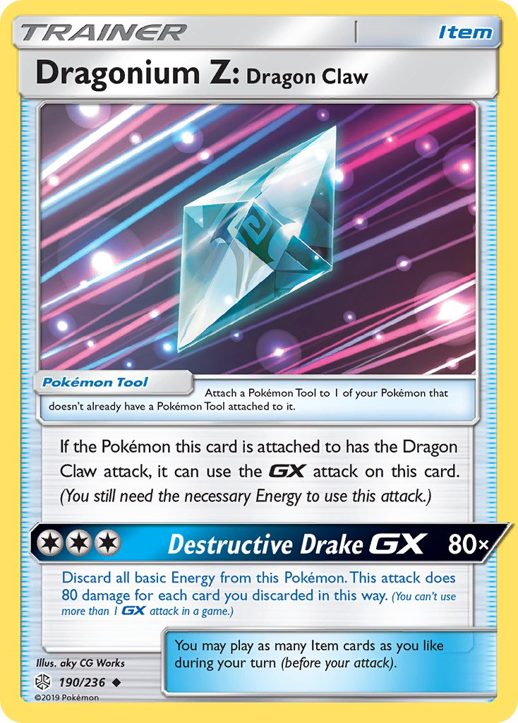 Dragonium Z: Dragon Claw Pokémon card