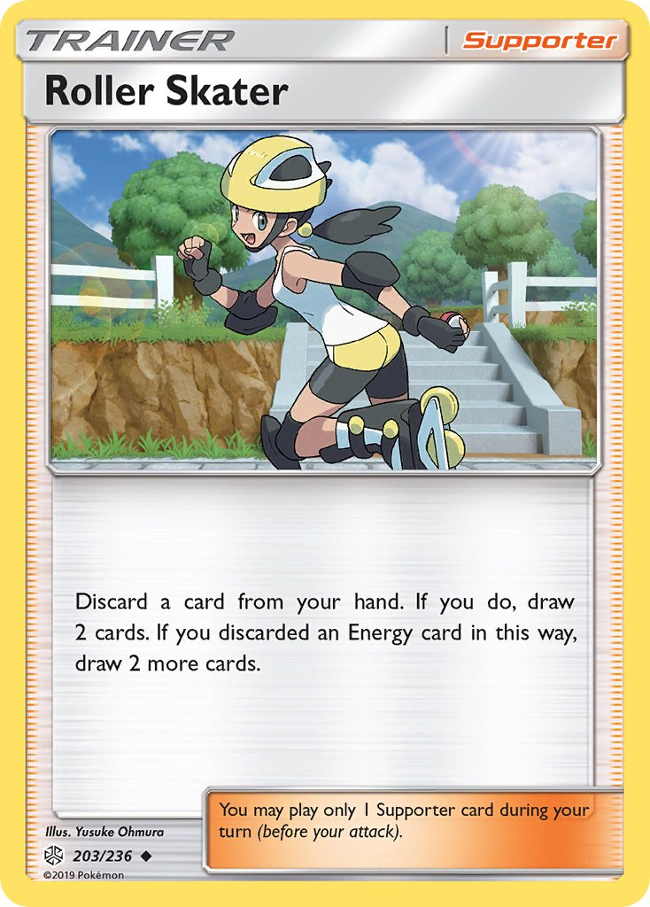 Roller Skater Pokémon card