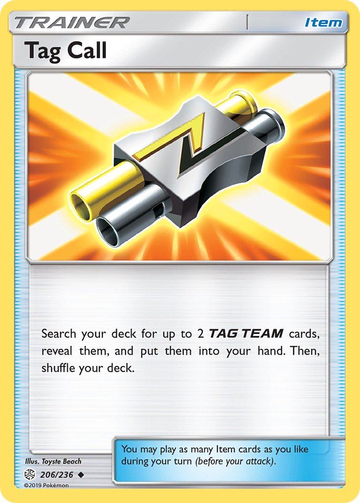 Tag Call Pokémon card