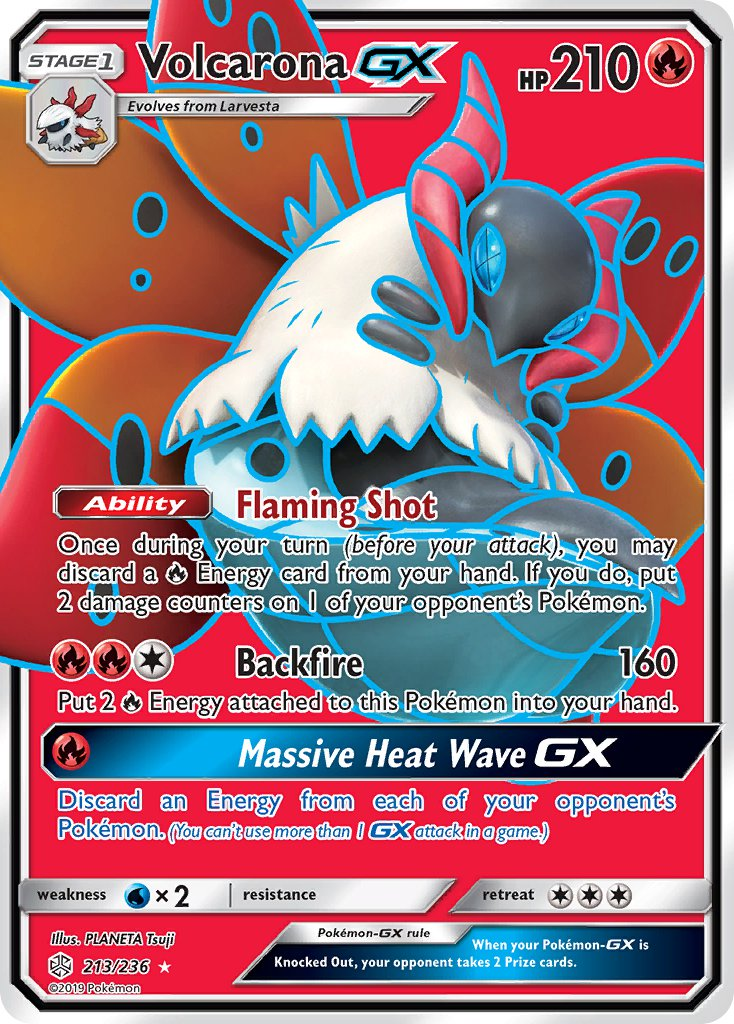 Volcarona GX Pokémon card
