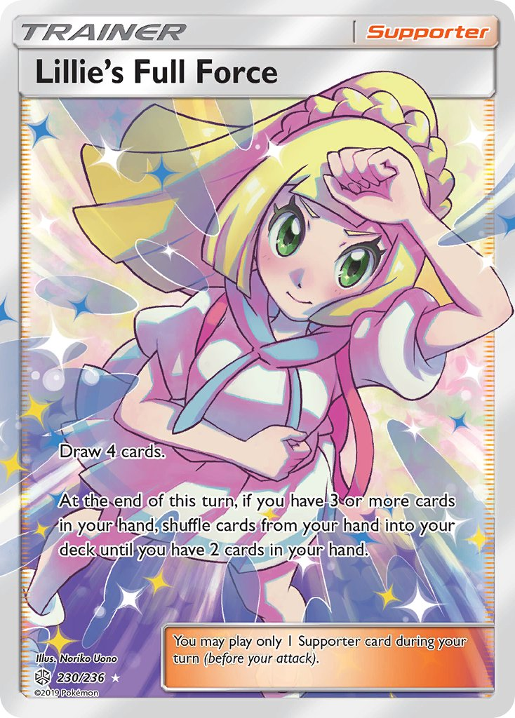 Lillie's Full Force Pokémon card