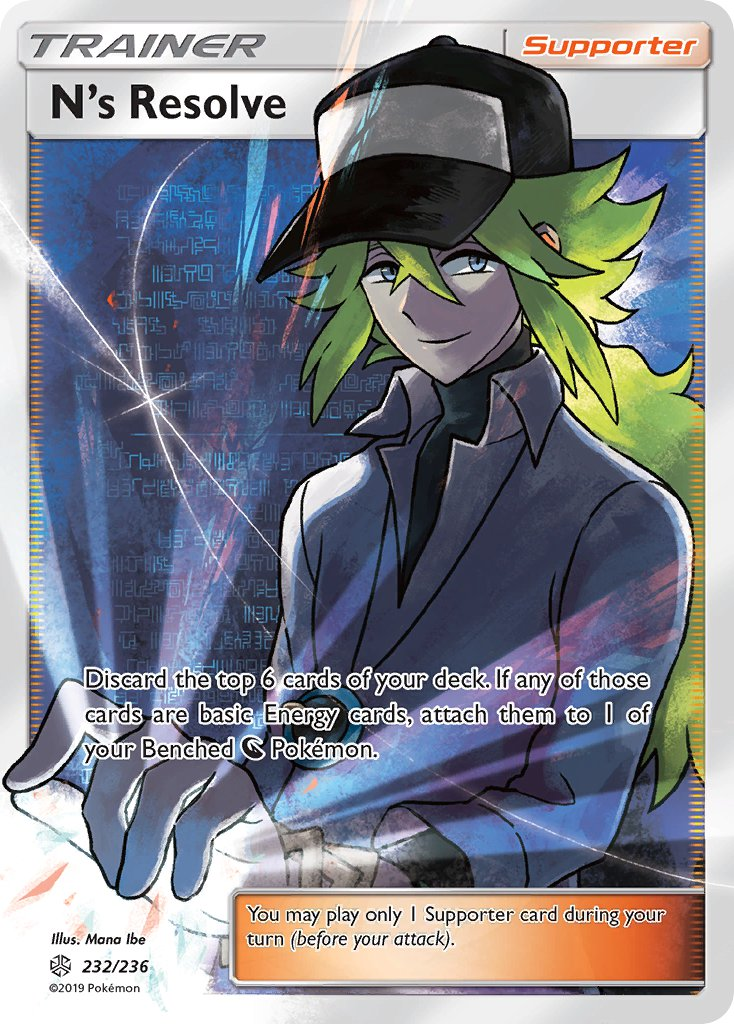 N's Resolve Pokémon card