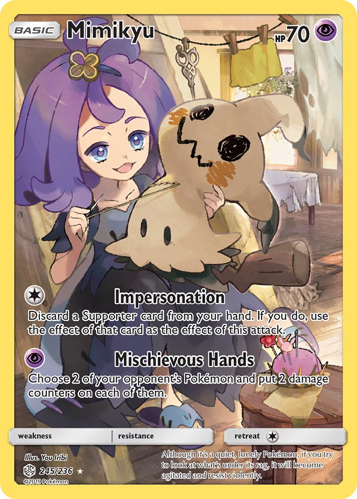 Mimikyu Pokémon card