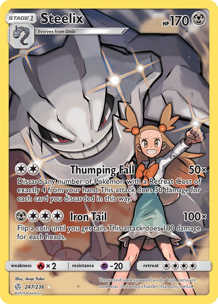 Steelix Pokémon card