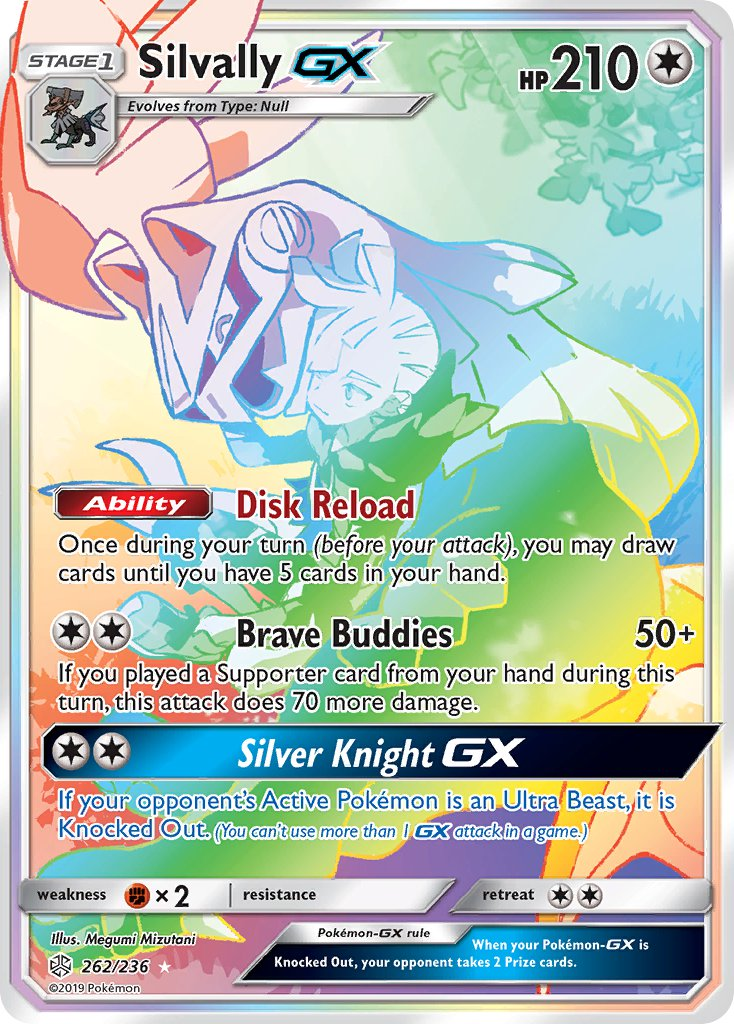Silvally GX Pokémon card