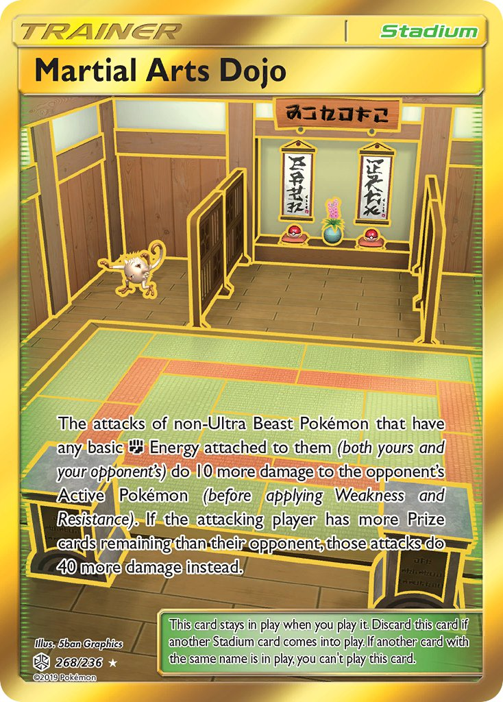 Martial Arts Dojo Pokémon card