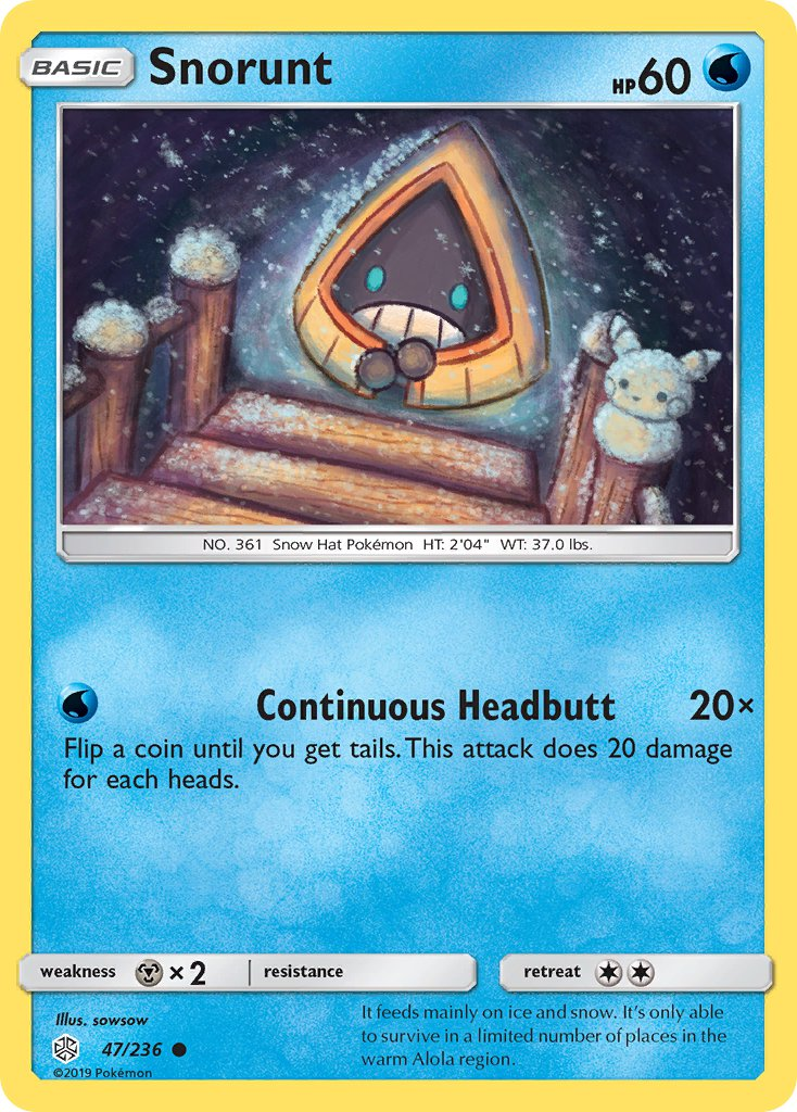 Snorunt Pokémon card