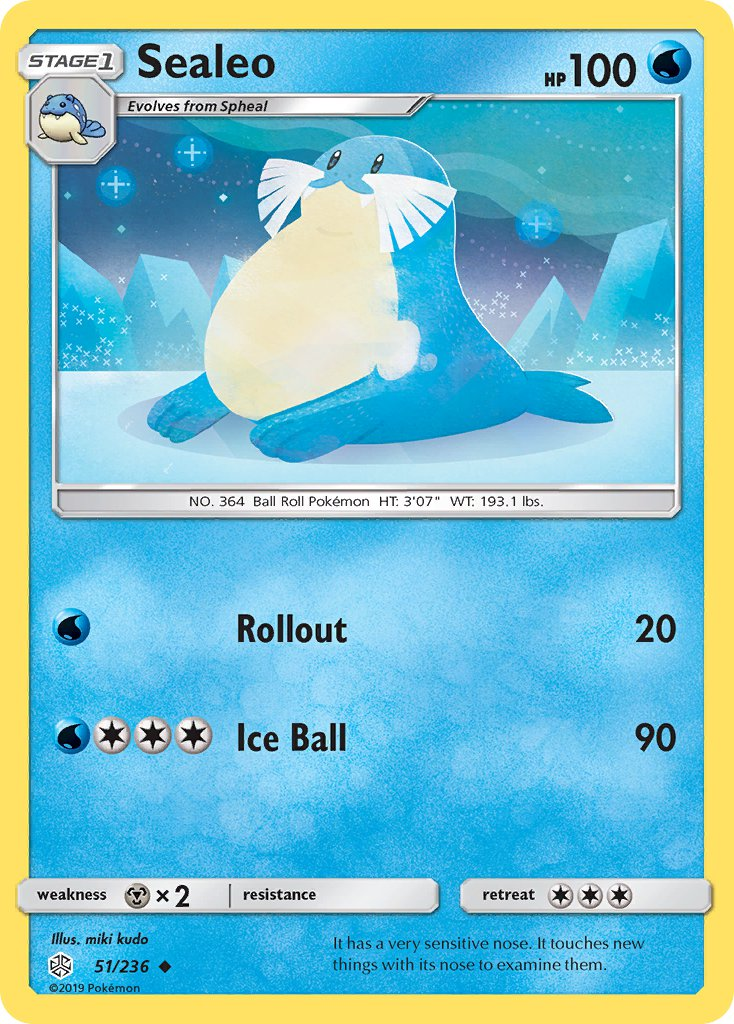 Sealeo Pokémon card