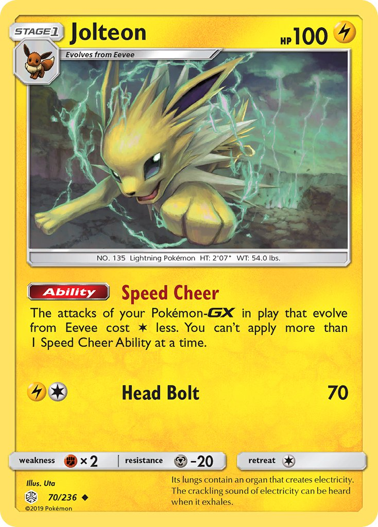 Jolteon Pokémon card