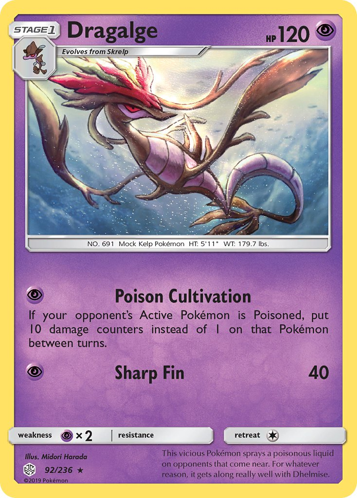 Dragalge Pokémon card