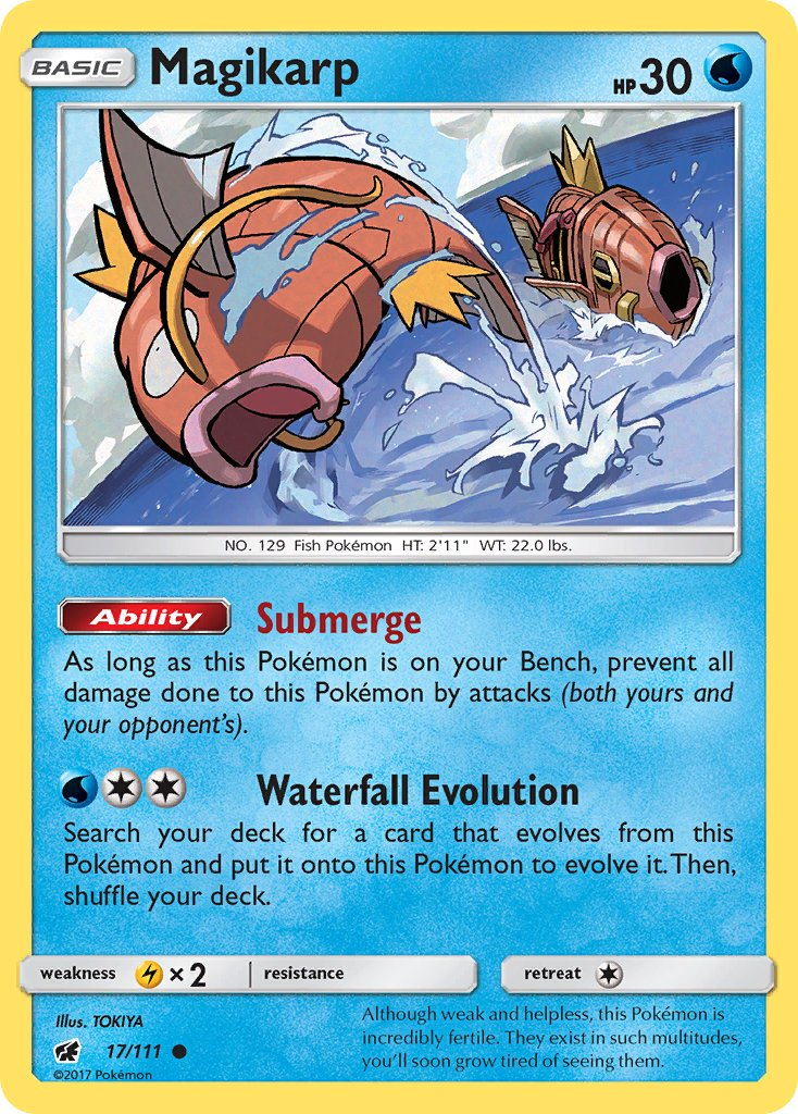Magikarp Pokémon card