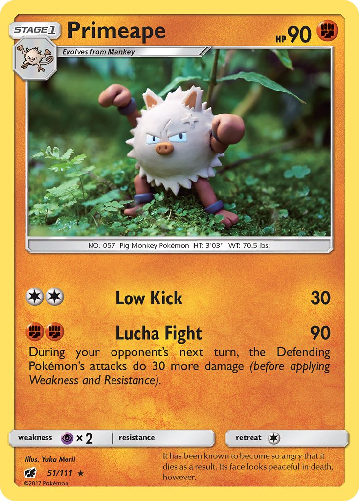 Primeape Pokémon card