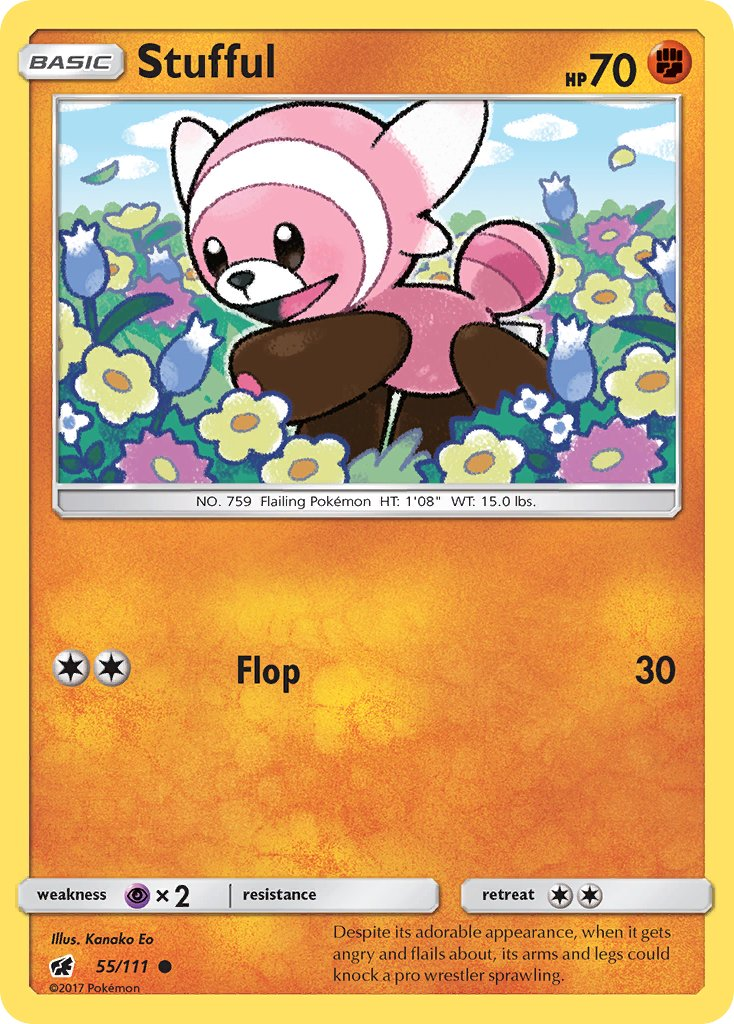 Stufful Pokémon card