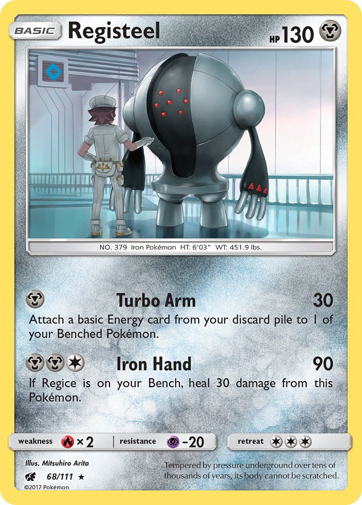 Registeel Pokémon card