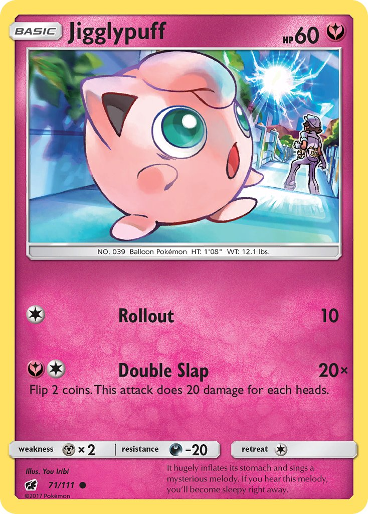 Jigglypuff Pokémon card